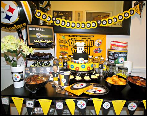 nfl birthday party decorations